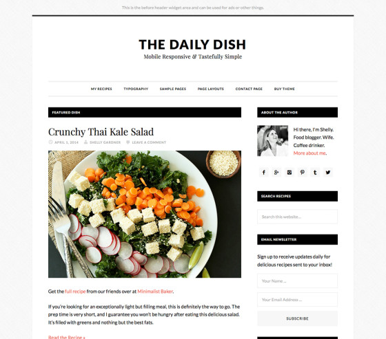 Daily dish